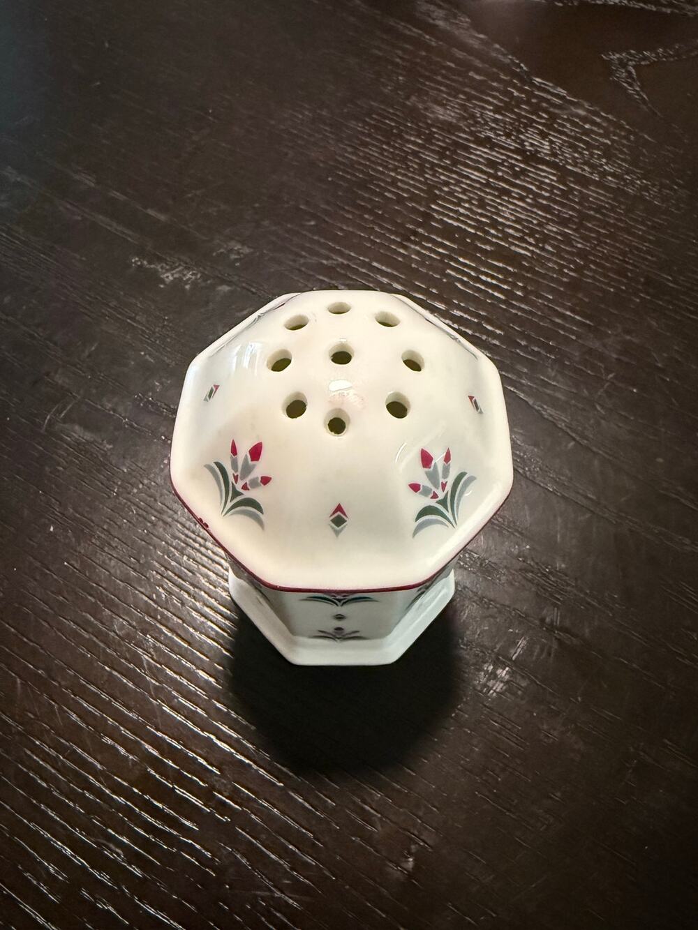 Vintage Merle Norman Cosmetics Hexagonal Salt Shaker